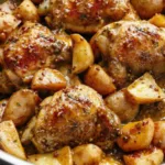 Honey Mustard Chicken And Potatoes 1