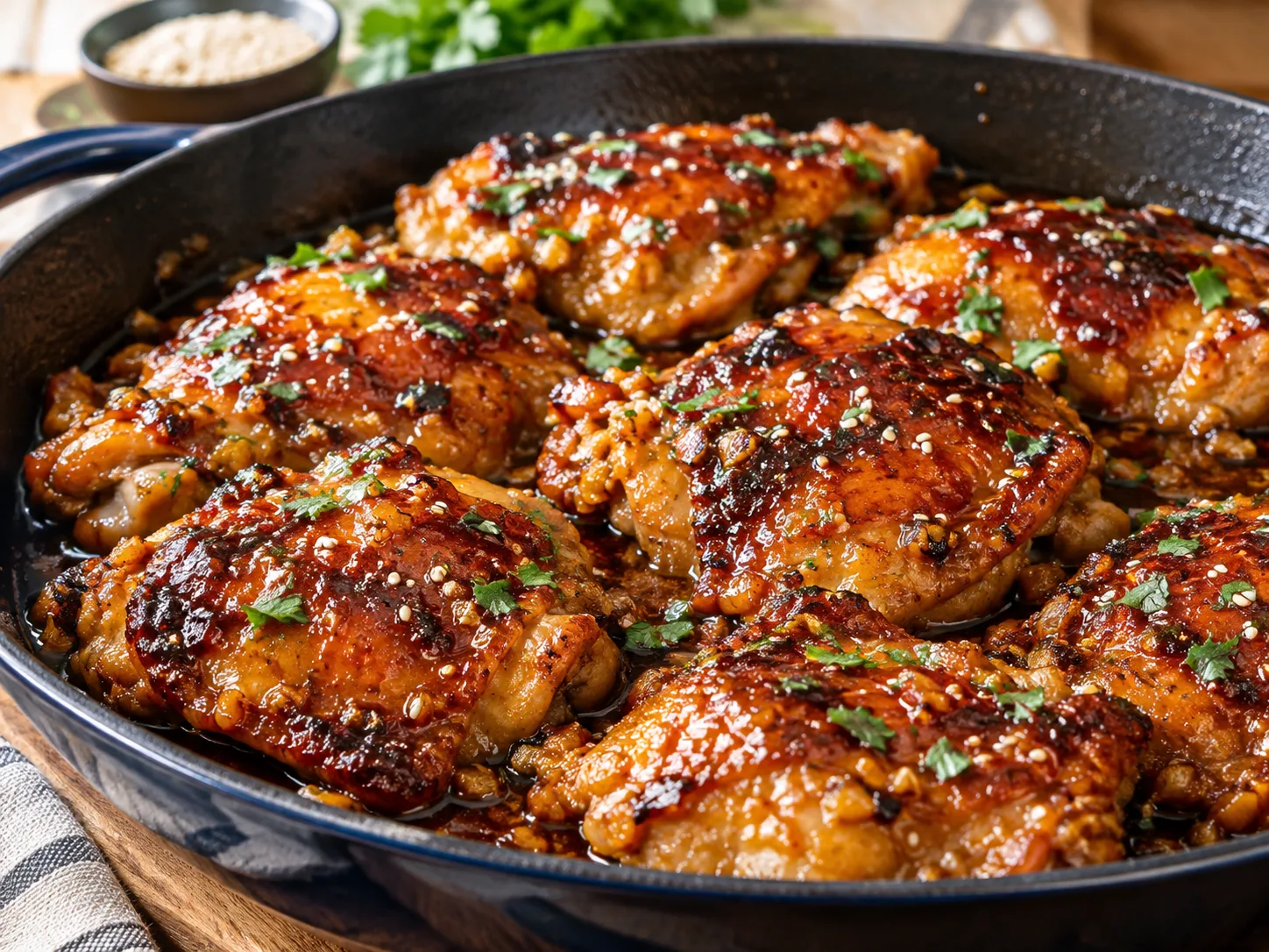 Honey Soy Chicken Thighs 1