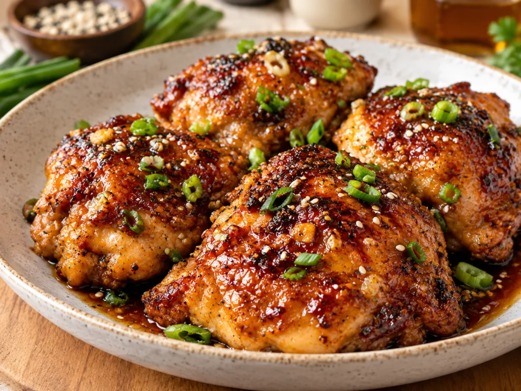Honey Soy Chicken Thighs 2