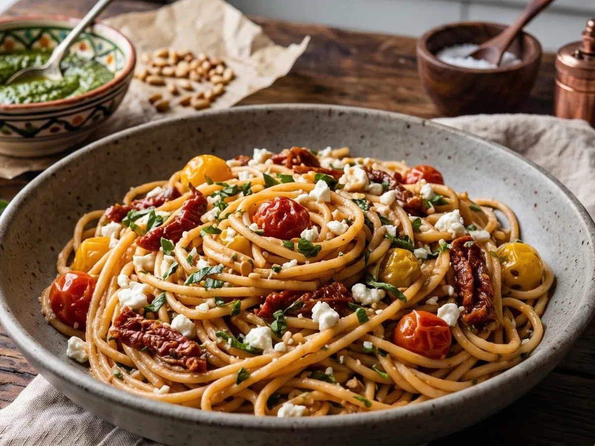 Italian Tomato Feta Pasta Recipe 2 Italian Tomato Feta Pasta Recipe 2
