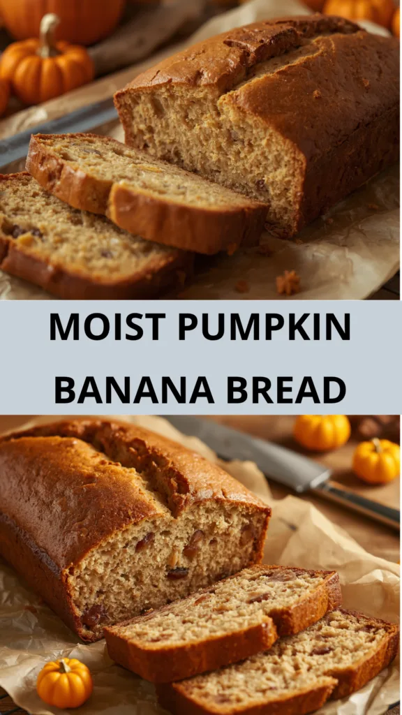 MOIST PUMPKIN BANANA BREAD