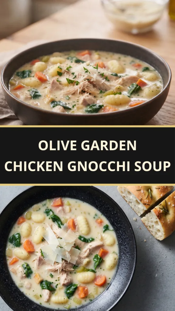 Olive Garden Chicken Gnocchi Soup