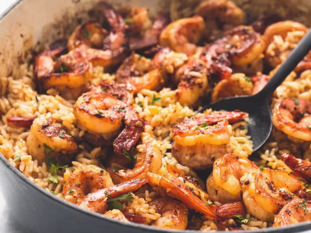 One Pot Cajun Shrimp and Rice 1