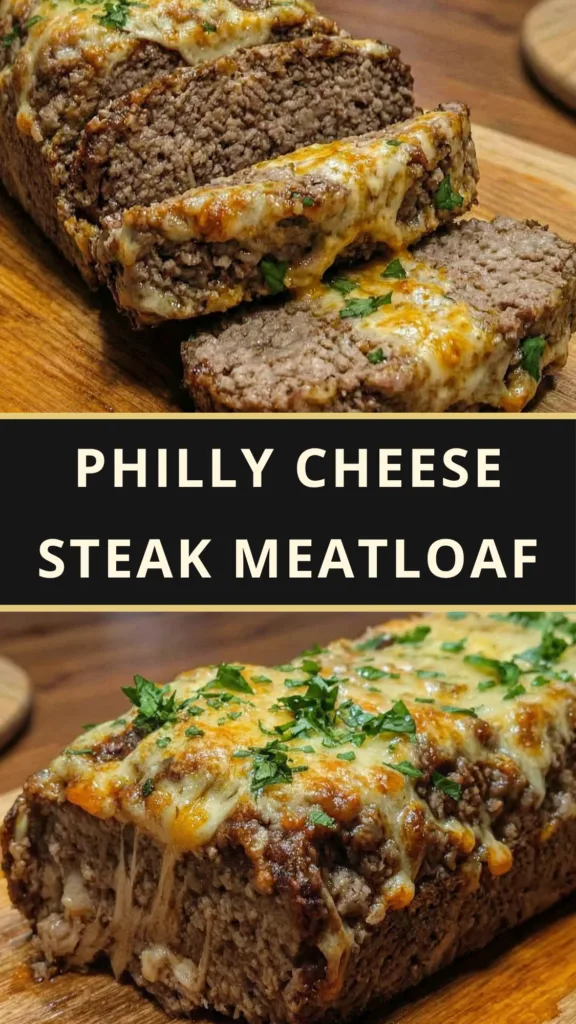 Philly Cheese Steak Meatloaf