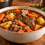 Pot Roast Soup with Beef, Potatoes & Carrots 2