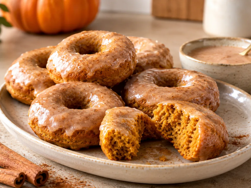 Pumpkin Donuts 1
