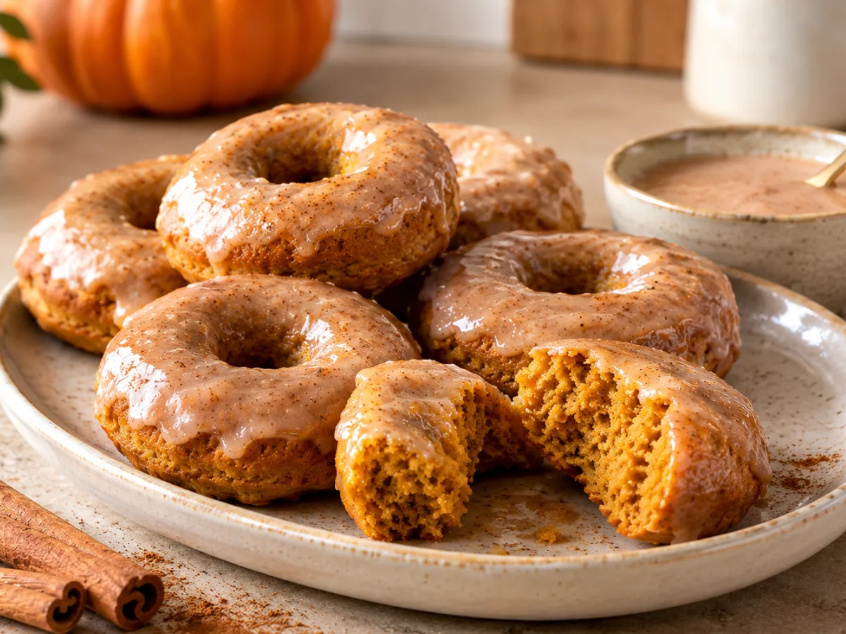 Pumpkin Donuts 1