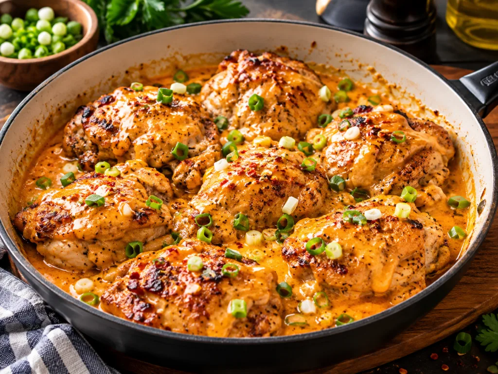 Skillet Bang Bang Chicken Thighs 2