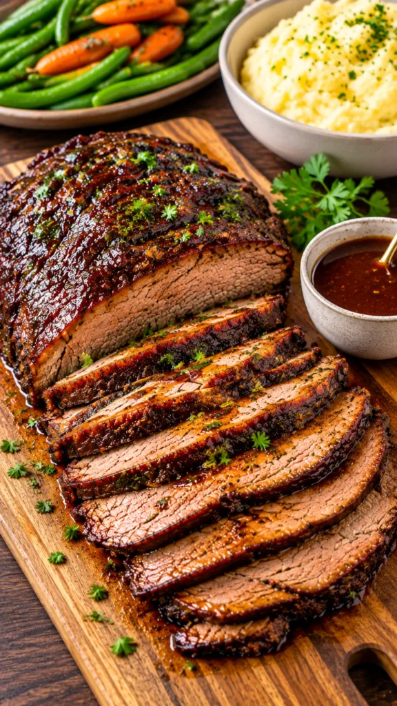 Slow Cooker Glazed Beef Brisket 2