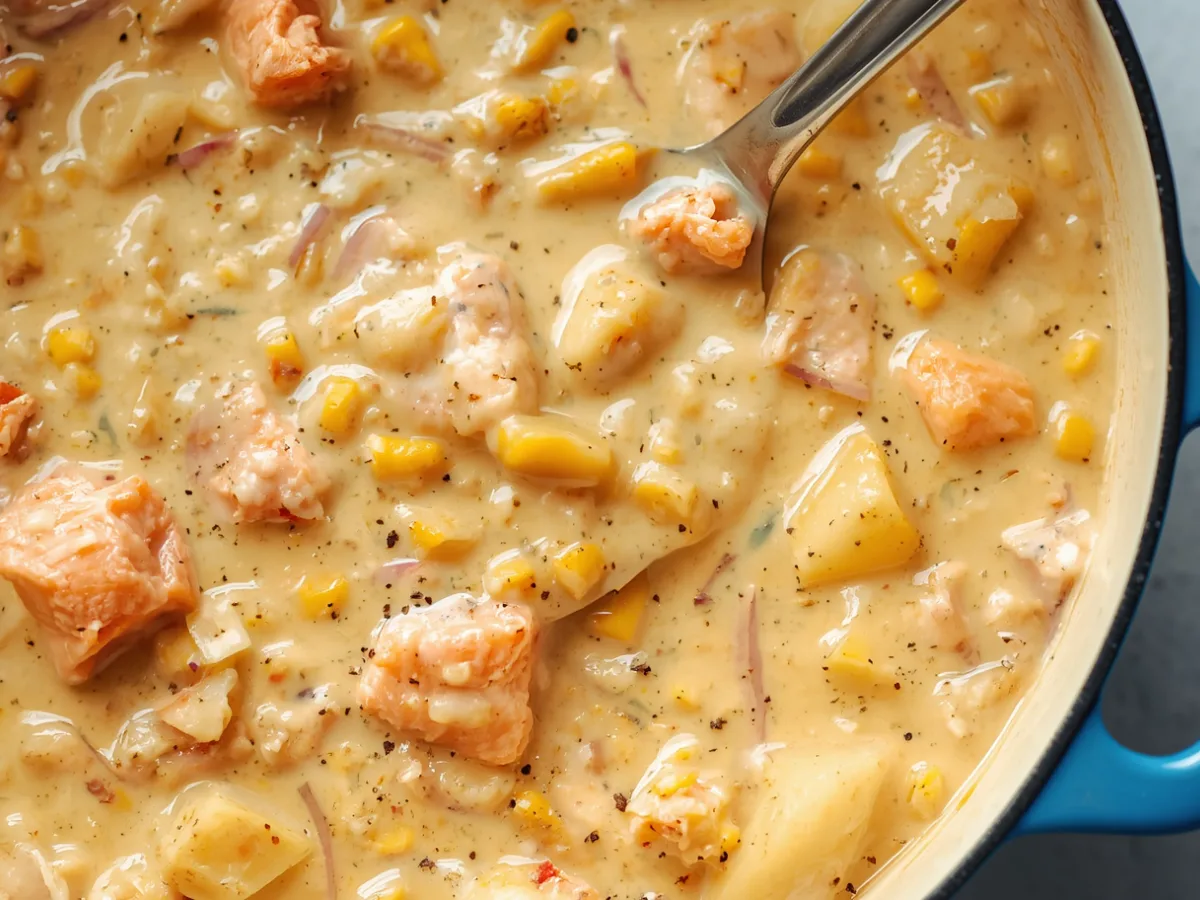 Smoked Salmon Corn Chowder 1