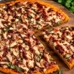 Sweet Potato Pizza with BBQ Chicken 2
