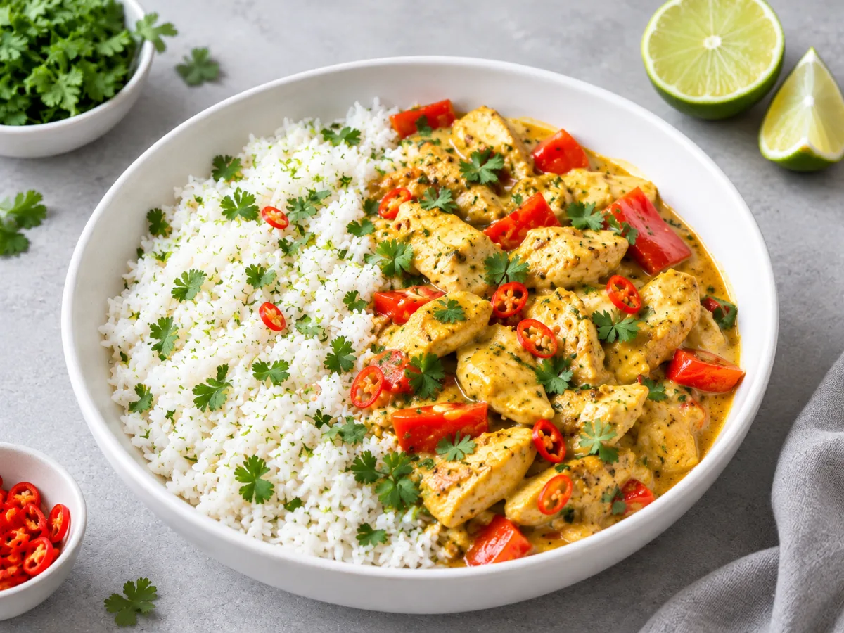 Thai Coconut Curry Chicken 1
