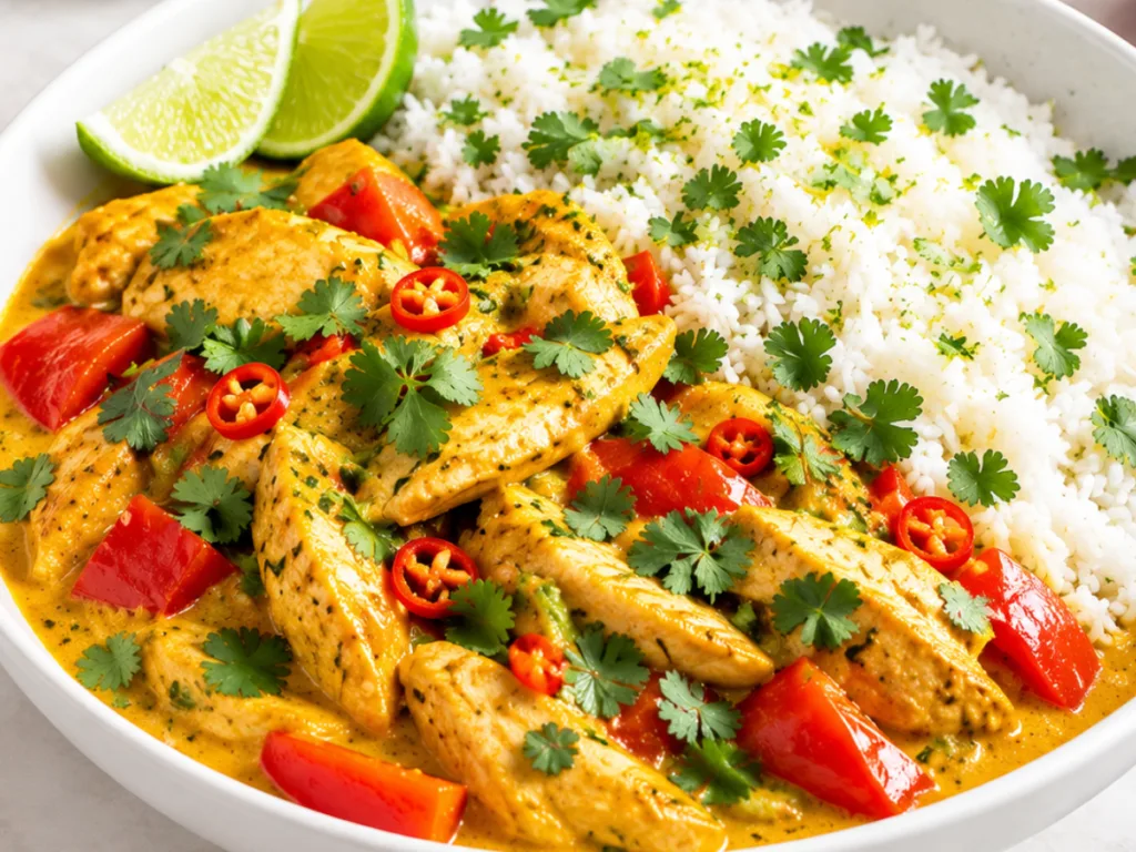 Thai Coconut Curry Chicken 2