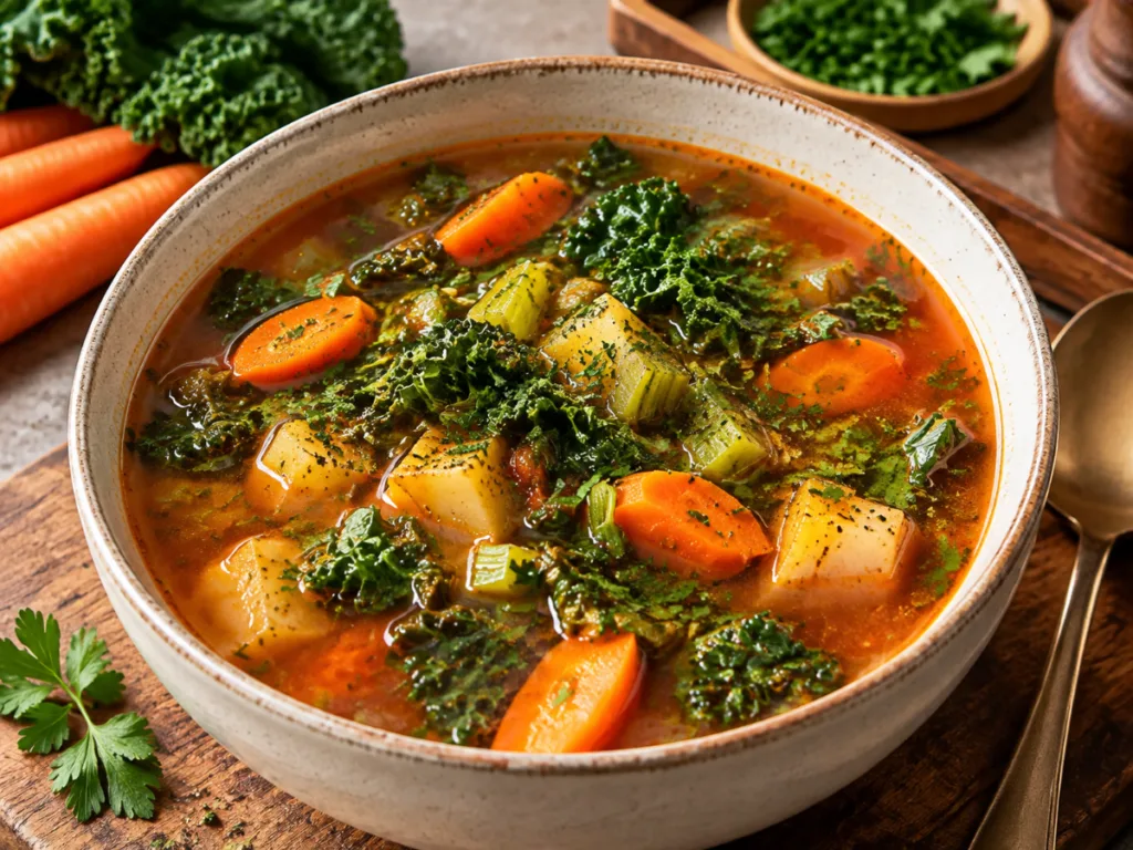 Vegetable Soup with Parsley Gremolata 1