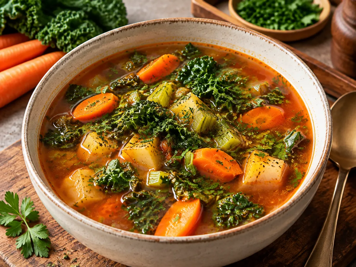 Vegetable Soup with Parsley Gremolata 1