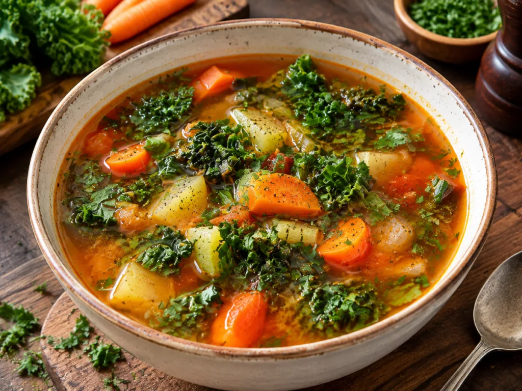 Vegetable Soup with Parsley Gremolata 2