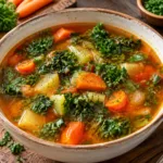 Vegetable Soup with Parsley Gremolata 2
