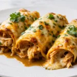 cheesy shredded chicken enchiladas 1