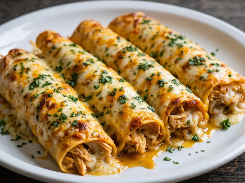cheesy shredded chicken enchiladas 2