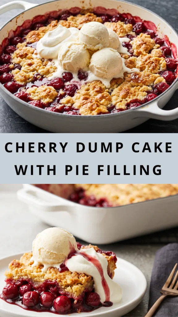 3-Ingredient Cherry Dump Cake