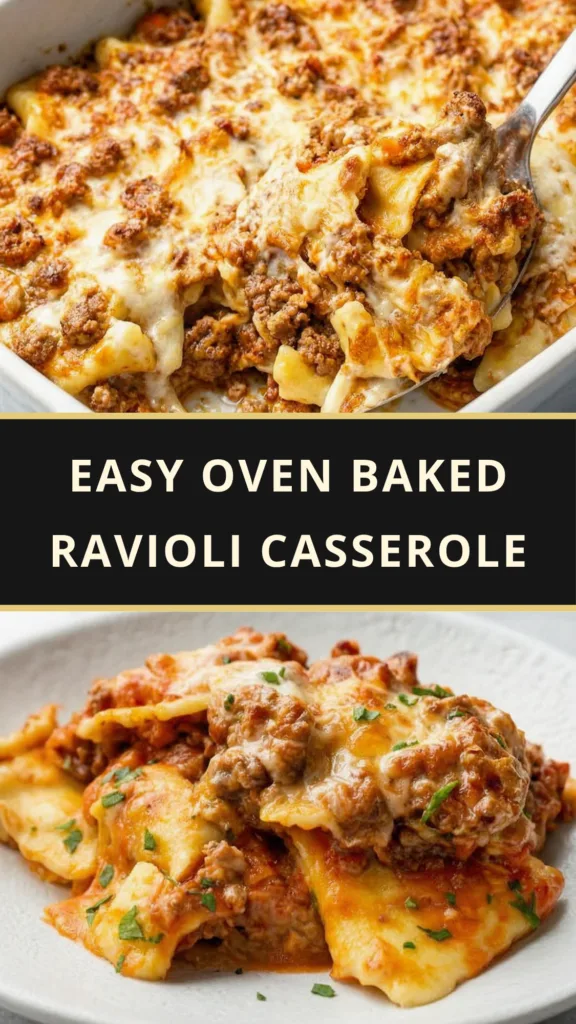 Cheesy Baked Ravioli for an Easy Family Dinner