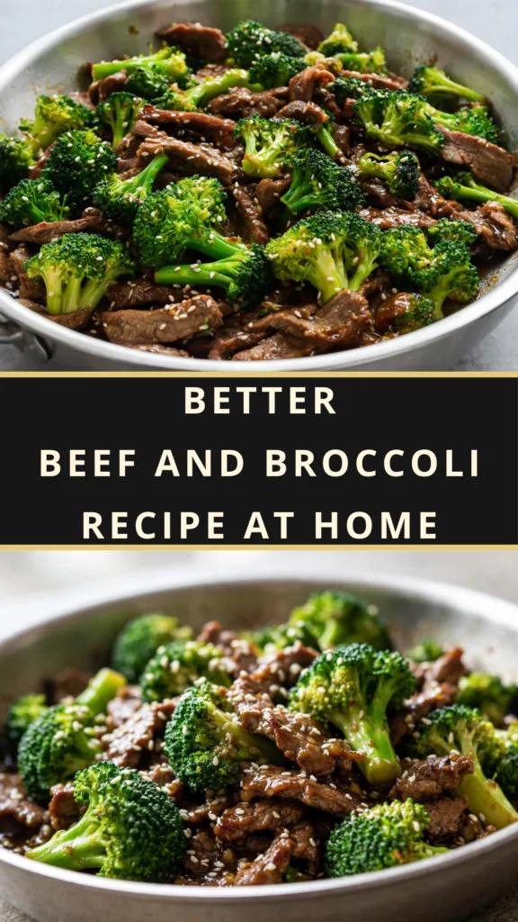 Beef and Broccoli Stir Fry with Tender Flank Steak