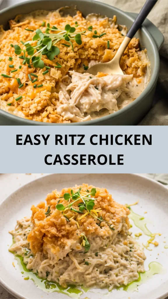 CREAMY RITZ CHICKEN BAKE
