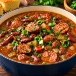 Cajun Red Bean Soup with Sausage 2
