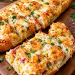 Cheesy Shrimp Pizza Bread