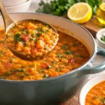 _Cozy Red Lentil Soup Packed With Vegetables 1