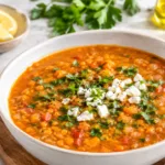 _Cozy Red Lentil Soup Packed With Vegetables 2