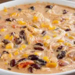 Creamy Crock Pot Cream Cheese Chicken Chili 1
