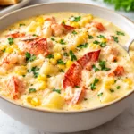 Creamy Lobster and Corn Chowder