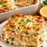 Creamy Seafood Lasagna with Shrimp & Crab 2