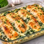 Creamy Spinach Salmon Bake 1