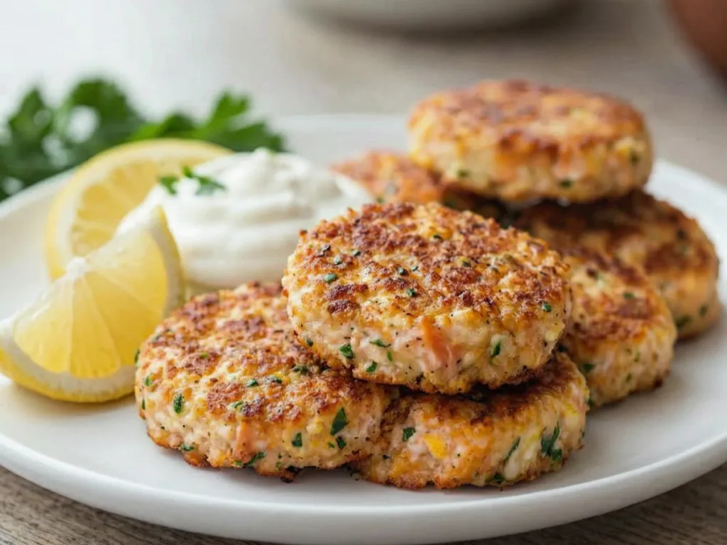 Crispy Salmon Cakes With Canned Salmon — Golden & Flaky 1