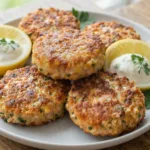 Crispy Salmon Cakes With Canned Salmon — Golden & Flaky 2