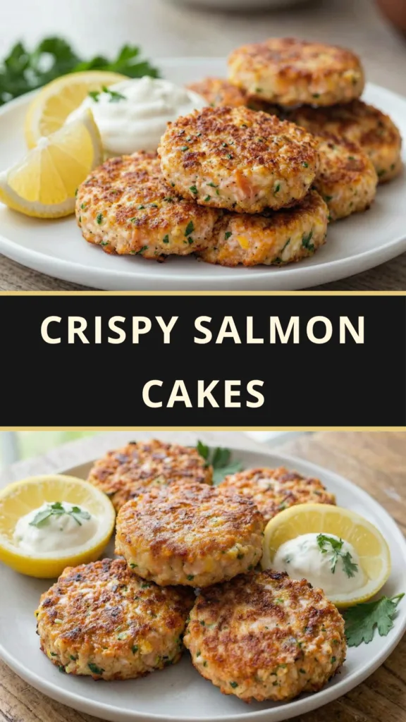 Crispy Salmon Cakes With Canned Salmon — Golden & Flaky