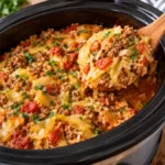Crock Pot Unstuffed Cabbage Rolls