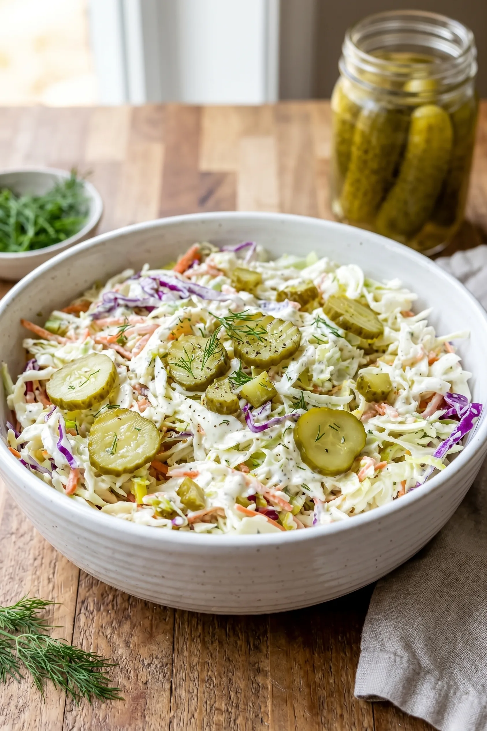 Dill Pickle Coleslaw