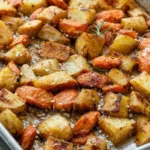EASY Oven Roasted Carrots and Potatoes 2
