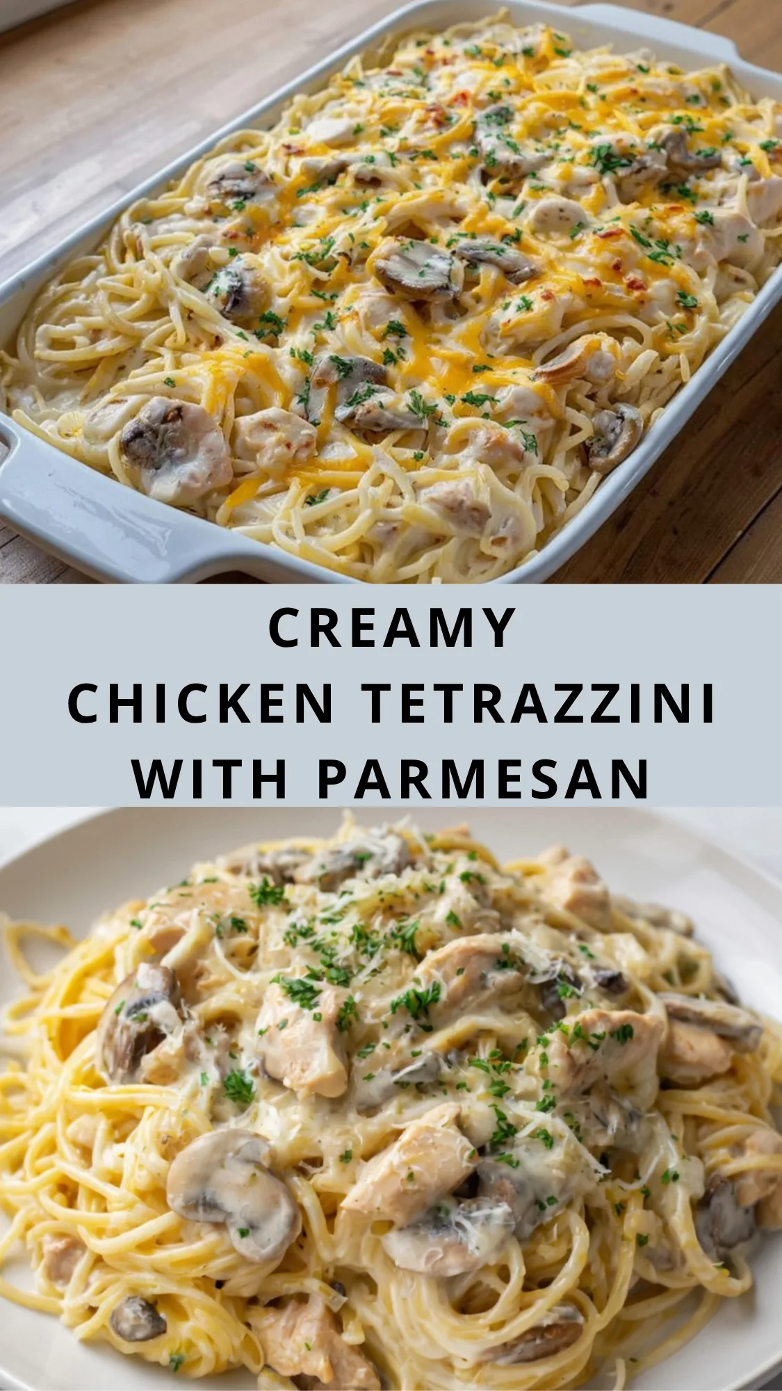 Easy Baked Chicken Tetrazzini