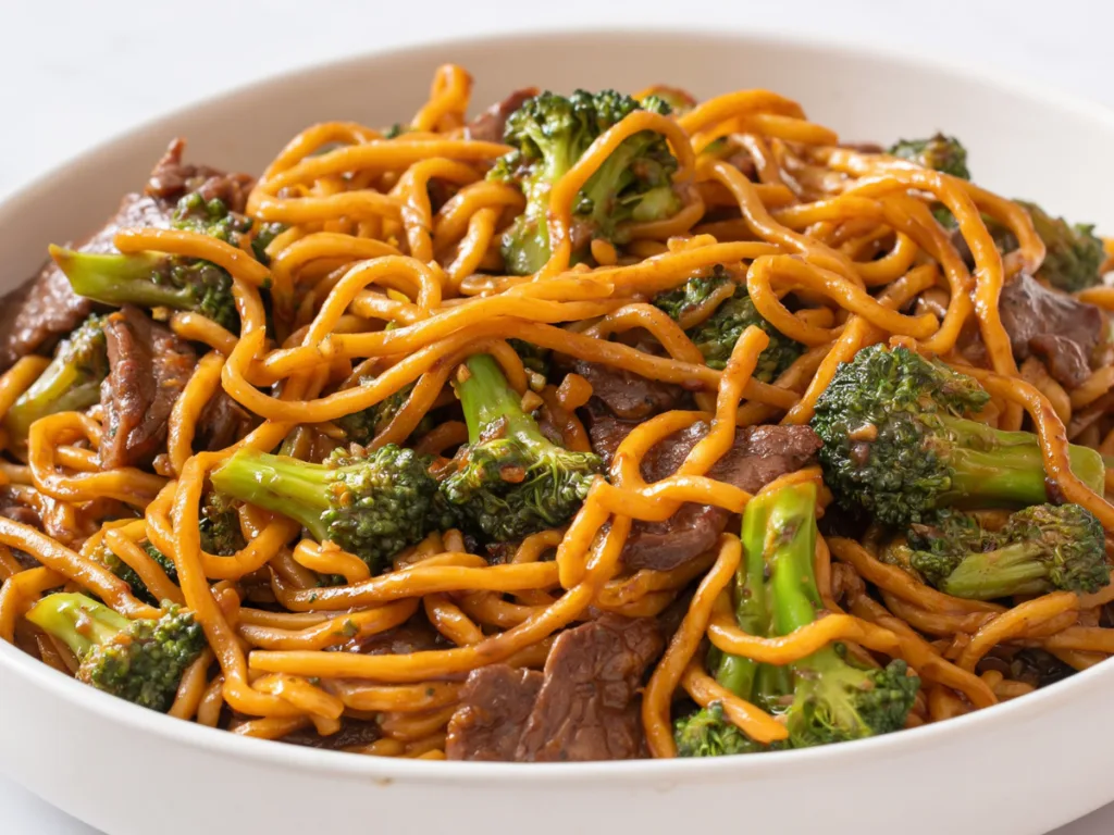 Easy Beef and Broccoli Noodles for Dinner 2
