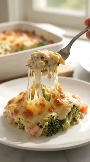 Easy Cheesy Vegetable Casserole