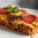 Easy Crustless Pizza Recipe 2