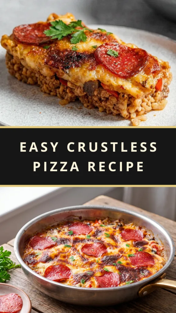 Easy Crustless Pizza Recipe