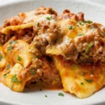 Easy Oven Baked Ravioli Casserole2