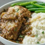 French Onion Chicken with Caramelized Onions and Melted Cheese 2