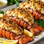 Garlic Butter Baked Lobster Tails