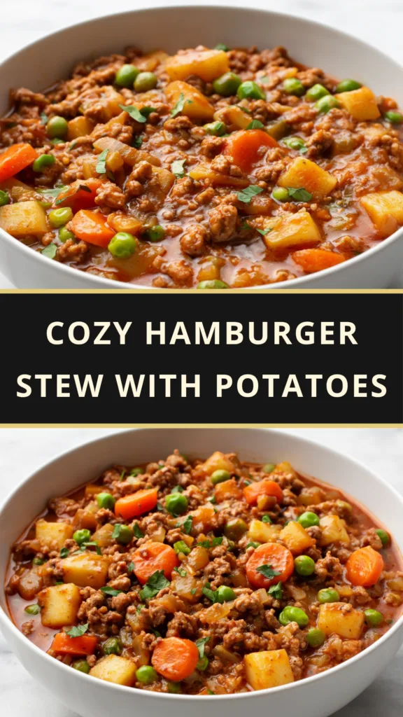 Ground Beef Stew in One Pot